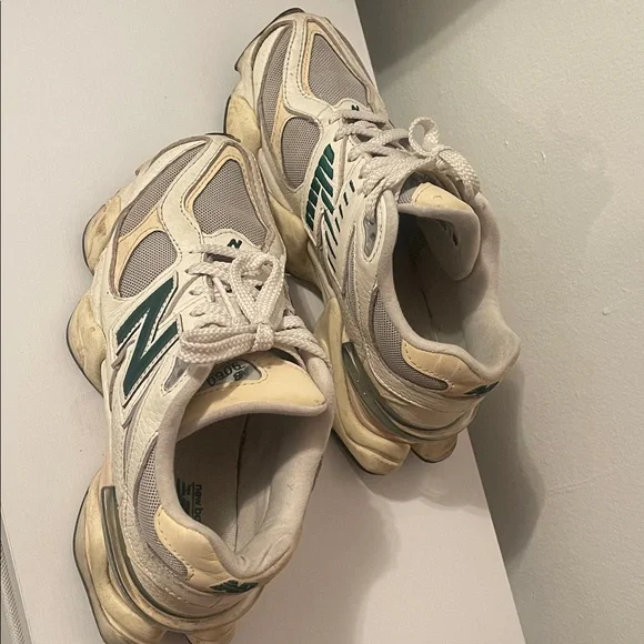 New Balance | Shoes | New Balance Cream And Green Athletic  display picture 3